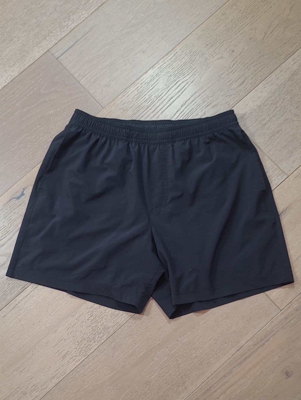 EUC chubbies 5.5" Shorts Men's sz M Black Athletic Shorts w/Inner Briefs
